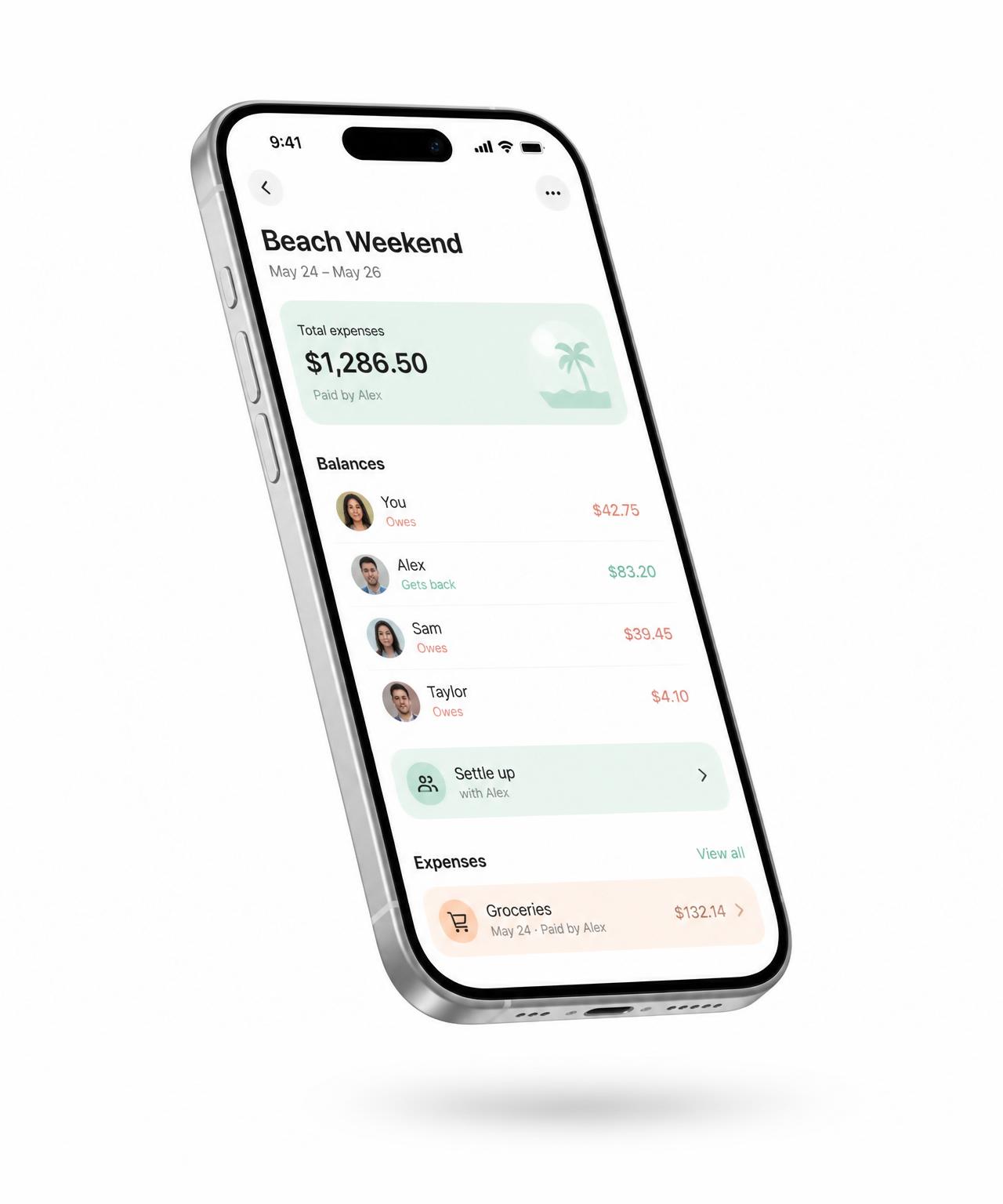 Balanzo app on iPhone